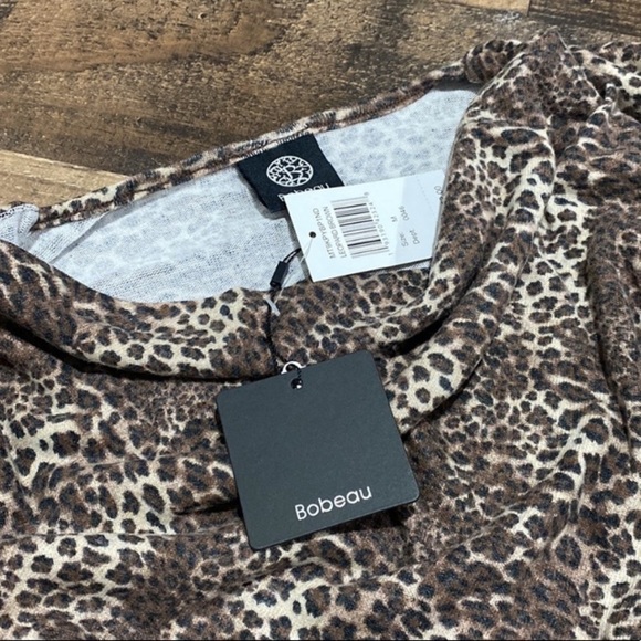 Bobeau leopard poncho‎ medium NWT - Picture 3 of 7